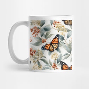 Monarch Butterflies Watercolor 18 Mug